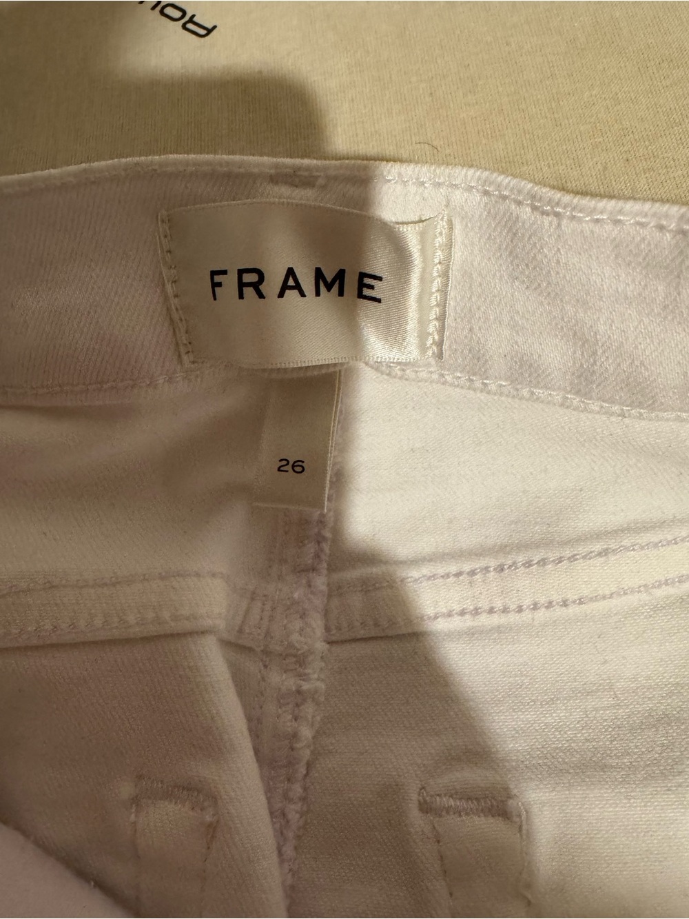 Frame Denim - Le Sleek Straight White Jeans - Picture 9 of 11